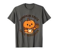 Pumpkin Spice Season Autumn Coffee Design T-Shirt
