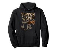 Pumpkin Spice Season Crown Latte Queen Fall Pullover Hoodie