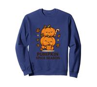 Pumpkin Spice Season Cute Autumn Coffee Design Sweatshirt