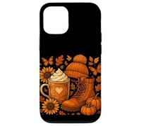 Pumpkin Spice Season Latte Coffee Lover Fall Thanksgiving Case for iPhone 12/12 Pro