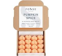 Pumpkin Spice Soy Wax Melts 16 Pack | Warm Cinnamon, Nutmeg & Spice | Natural, Vegan & Plastic Free | Up to 96 Hrs Scent | Pet Safe | Handmade in UK - Fosse Living