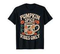 Pumpkin Spice Vibes Only Cozy Autumn T-Shirt