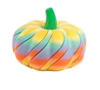 Pumpkin Spinner Toy, 3D Printed Double Helix Fidget Stress Relief Spinner Smooth Spin Stretch, For Office Desk Anxiety Relief Decompression Handheld Portable Fidget Gift multicolor