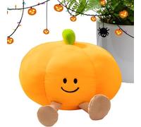 Pumpkin Stuffed Animal Cute Plush Farmhouse Decor Cushion Doll with Leg