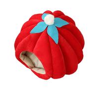Pumpkin Style Pet House Soft Cotton Resting Environment Removable Multifunctional Cat Bed to Reduce Comfort and Anxiety in Cold Weather