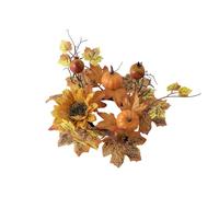 Pumpkin Sunflower Candle Candle Holders Aroma Wreath Circles Decorative Supplies Table Decorations