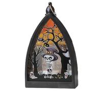 Pumpkin Table Light - Horror Desk Lamp, Spooky Night Glow | Vintage Inspired Design, Halloween Characters, Includes Operated Lighting, Warm Ambiance, Best for Decorating Living Rooms