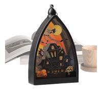 Pumpkin Table Light - Horror Desk Lamp, Spooky Night Glow | Vintage Inspired Design, Halloween Characters, Includes Operated Lighting, Warm Ambiance, Best for Decorating Living Rooms