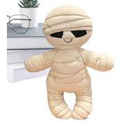 Pumpkin Throw Pillow - Plush 25cm Cute Mummy & Pumpkin Pļush Pillow, Soft Stuffed Halloween Decoration, Plush Doll Toy For Bed, Sofa, Car, Funny Room Decor, All-Season Soft Cushion