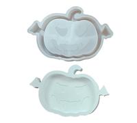 Pumpkin Tray, Halloween Resin Molds, Handmade Holder Candy Storage Aromatherapy Decor, Silicone, Multipurpose Use, Reusable & Long-Lasting for Home Kitchen Living Room Cupcake Gummy Tray