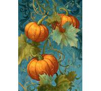 Pumpkin Vine 200 Piece Jigsaw Puzzles For Adults, Fun Challenging & Brainteasing 200 piece Adult jigsaw puzzle, Impossible puzzles, Gift for Men/Women, Finished Size is 35x25cm