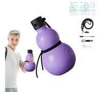 Pumpkin Water Bottle - Versatile Outdoor Sports Water Bottle 21.3 x 4.5 Inches | Decorative Wine Bottle, Medieval Style Bottles, Wine Bottle Pendant, Chinese Pumpkin Ornament