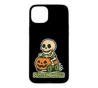 Pumpkin Wheels Skeleton Rider Case for iPhone 15 Plus