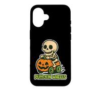 Pumpkin Wheels Skeleton Rider Case for iPhone 16