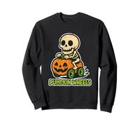 Pumpkin Wheels Skeleton Rider Sweatshirt