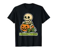 Pumpkin Wheels Skeleton Rider T-Shirt