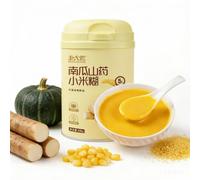Pumpkin Yam Millet Paste 436g, Instant Nutritious Breakfast Cereal, Warm Stomach Grain Porridge, Easy to Brew Meal Replacement Healthy Whole Grain Snack