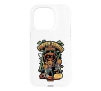 Pumpkin Zombies From Outer Space Halloween Alien Graphic Case for iPhone 15 Pro