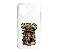 Pumpkin Zombies From Outer Space Halloween Alien Graphic Case for iPhone 16