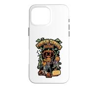 Pumpkin Zombies From Outer Space Halloween Alien Graphic Case for iPhone 16 Pro Max