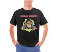 PUMPKINPAIPAI Gorilla-Biscuits-American-Hardcore-Punk-Band-from-York-City-T-Shirt Black
