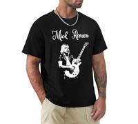 PUMPKINPAIPAI Mick-Ronson-Solo-Live-T-Shirt-Blank-t-Shirts-Funny-t-Shirts-Custom-t-Shirts-Workout Black