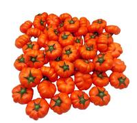 Pumpkins Autumn, Artificial Pumpkins, Table Decor, Small Fake Pumpkin For Fall Harvest Halloween Thanksgivingr, 50pc(orange) S
