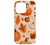 Pumpkins & Autumn Fall Leaves Halloween Cozy Season Floral Case for iPhone 14 Pro Max