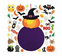 Pumpkins Decor,Felt Ornaments Decoration Pendant - Festive Ornament Interactive 2.8Ft Toy for Home Kids Girl Activities Festival Gathering Boy Party