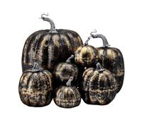 Pumpkins for Decorating, Faux Foam Harvest Pumpkins Set, Realistic Lightweight Design, Pressure Eco Friendly Material, Perfect for Fall Farmhouse Indoor Outdoor Thanksgiving Autumn Party Home