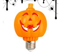 Pumpkins Light Bulb - Ghost Faced Pumpkin Decorative Lighting | E27 Screw Base Festive Bulb Decorations for Indoor Outdoor Camping Tents Restaurants Haunted Houses Themed Parties Park Bar