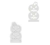 Pumpkins Scarecrows Holder Silicone Molds Halloween Candlestick Castings Epoxy Resin Silicone Halloween Holder