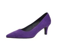 Pumps Women's Closed Toe High Heels Ladies Stiletto Toe Evening Shoes Wedding Prom Bride Work Fashion Comfortable Classic Shoes Black Pump, purple, 10 UK