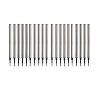 pumpumlia 1/5/20Pcs Pen Refills Stainless Steel Refills 0.5mm Tip Quick Drying Smooth to Write for Ballpoint Pen Gel Pen