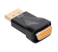 pumpumlia 1080P To VGA Adapter Male To VGA Female Adapter Plug And Play For PC Projector Laptop Monitor Converter