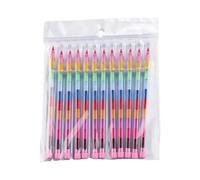 pumpumlia 11 in 1 Building Blocks Colorings Wax Crayon Set, 12Pcs Stacking Crayoning Buildable Crayon, Stackable Colorings Pencils Building Blocks