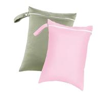 pumpumlia 2 Pcs Multifunctional Storage Bag Wet Dry Bag with Handle Yoga Gym Bag Reusable Laundry Bag Nappy Bag