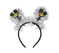 pumpumlia 2025 New Year Headband Happy New Year Props Headwear Christmas Party Hairhoop Festival Celebration Headwear For Family Unisex Hairband