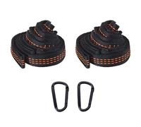 pumpumlia 2Pcs Adjustable Hammock Strap Belts Outdoor Travel Swing Tree Suspension Strap Outdoor Camping Accessories Easy To Use Outdoor Hammock Strap