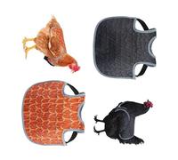 pumpumlia 2PCS Chicken Back Protectors Strong Pecking Gear Soft Cloth For Growth Chicken Back Protectors