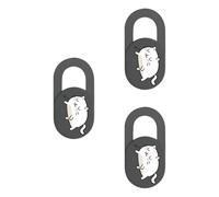 pumpumlia 3pcs Webcam Covers Slide Cartoon Kitten Camera Covers For Laptop PC Cellphone Web Camera Privacy Protector Sticker Webcam Cover