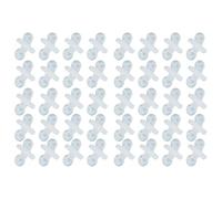 pumpumlia 40 Fish Tanks Divider Clips PVC Separators With Suction Cups For Aquarium Breeding Fixing Clip Aquarium Glass Partition Clip