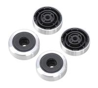 pumpumlia 4Pcs Turntable Isolation Pad For Amplifier HiFi Devices Recorder Aluminum Speakers Isolation Feet Speakers Spikes Stand Isolation Feet