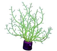 pumpumlia Artificial Tree Decorative Plant Colorful Decors For Fish Tanks Ornaments Glow In Dark For Aquarium Artificial Coral Decorations