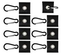 pumpumlia Awning Rails Hooks Suitable For Motorhomes& Caravans Fits 5/6mm To 7/8mm Tracks Nylon Double Sided Thickened Strength Caravans Eyelets