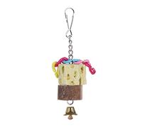 pumpumlia Bird Calcium Teeth Grinding Chew Treats Toy With For Parrot Parakeet Cockatiel Conure Gerbil Bird Chewing For Parakeets For Parrots