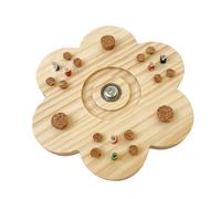 pumpumlia Bird Toy Interaction Pecking Toy Birdcage Grinding Foraging Cork Puzzle Toy Small To Large Bird Wood Puzzle For Conures Safe Pet Chewing Toy