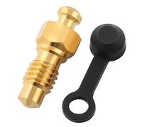 pumpumlia Bleed Screw With Caps Disc Brake Caliper Exhaust Screw Motorcycles Brake Caliper Bleed Screw Bleeding Bleed Nipple Screw With Caps