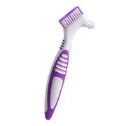 pumpumlia Denture Brush Denture Toothbrushes False Teeth Brush Double Sided Toothbrush for Denture Care