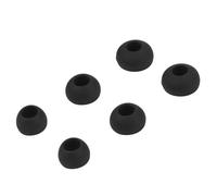 pumpumlia Earbud Tips Soft Silicone Earbud Replacement Tips Fit For In Ear Headphones 3Pairs Inner Hole 4mm Black For Earbud Replacement Tips